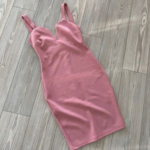Pink Tight Cocktail Dress